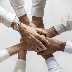 People Hand Woman Health Achievement Handshake