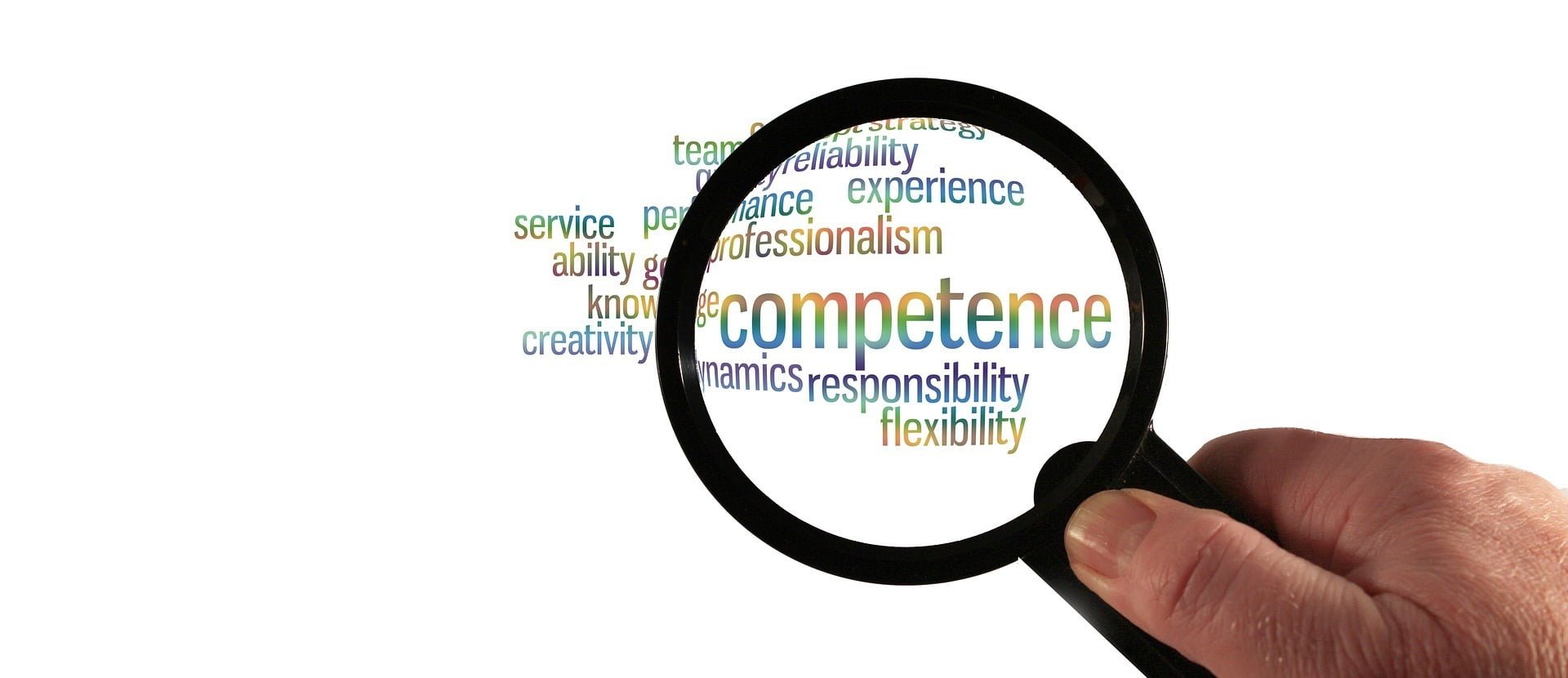 Magnifying Glass Hand Competence Experience