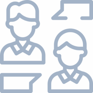 Icône communication interpersonnelle