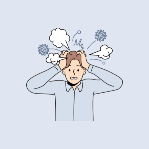 gestion-stress-en-entreprise Dessin d'un homme, représentant la gestion du stress en entreprise